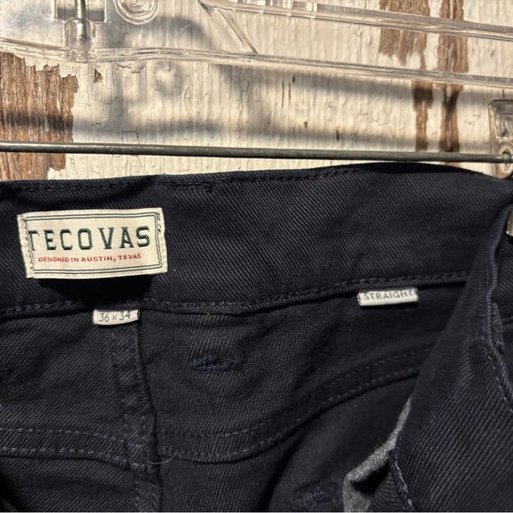 Tecovas Men's Navy Straight Jeans 36x34 - Picture 3 of 4